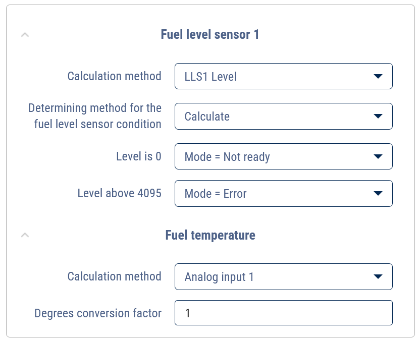 Fuel level sensor 