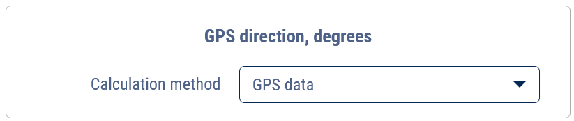 GPS direction 