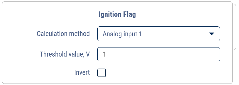 Ignition flag analog 