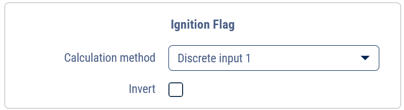 Ignition flag Discrete 