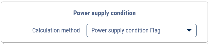 Power supply flag