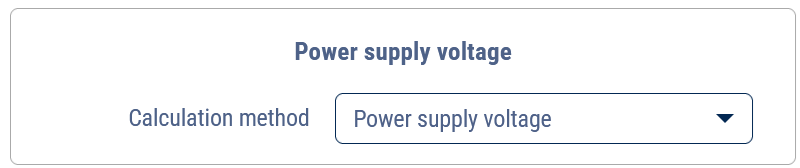 Power supply voltage flag 