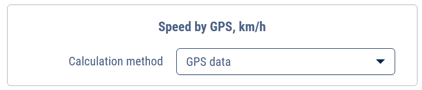 GPS speed 